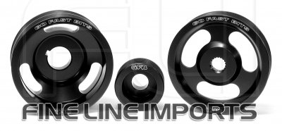 GFB 3-Piece Underdrive Pulley kit Subaru 