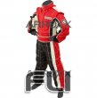 Arroxx Overall Cordura Level 2 Junior: Rood-Zwart-Wit Arroxx Overall Cordura Level 2 Junior: Rood-Zwart-Wit