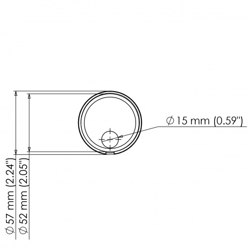 Turbosmart Gauge Mounting Cup 52mm