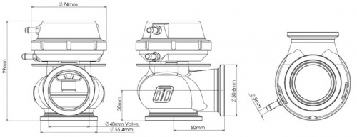 WG40 Compgate 40mm - 7 PSI