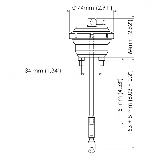 IWG75 Mazda Protege 7 PSI Black  TS-0610-2072