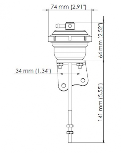 IWG75 VAG K03 Variant - Black 5PSI  TS-0645-2052