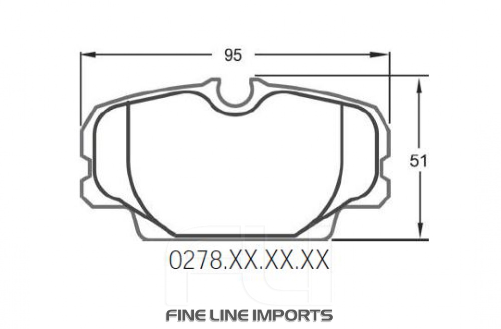 0278 RACE PAD SET - 11 CMPD 17 MM (PFC-0278.11.17.44)