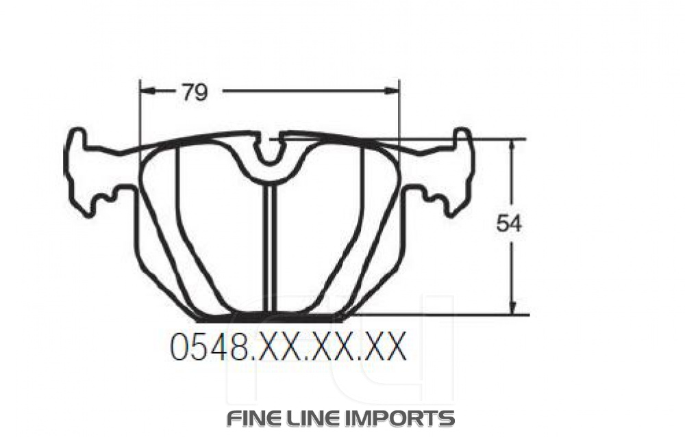 0548 RACE PAD SET - 332 CMPD 16 MM (PFC-0548.332.16.44)