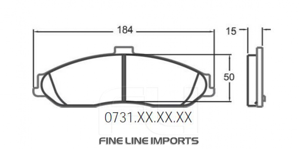 0731 RACE PAD SET - 11 CMPD 15 MM (PFC-0731.11.15.44)