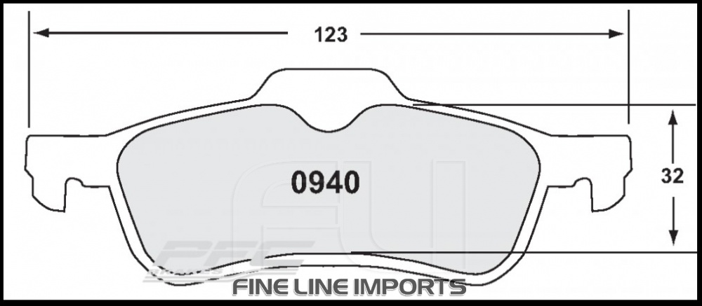 0940 RACE PAD SET - 97 CMPD 16 MM (PFC-0940.97.16.44)