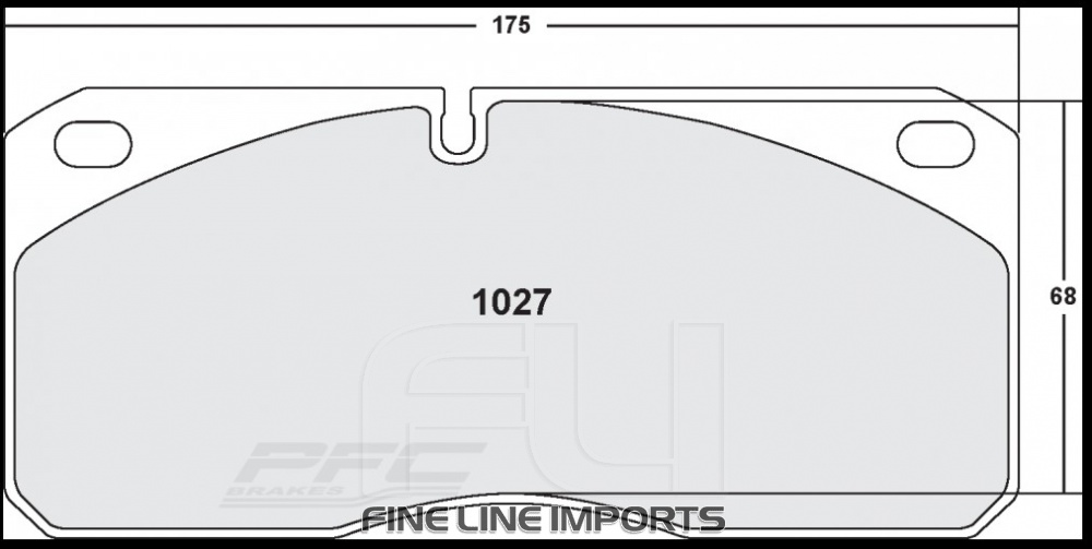 1027 Z-RATED BRAKE PAD SET (PFC-1027.10)