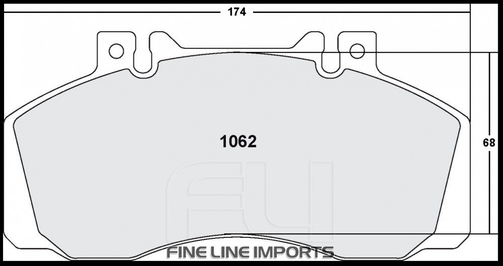 1062 Z-RATED BRAKE PAD SET (PFC-1062.10)