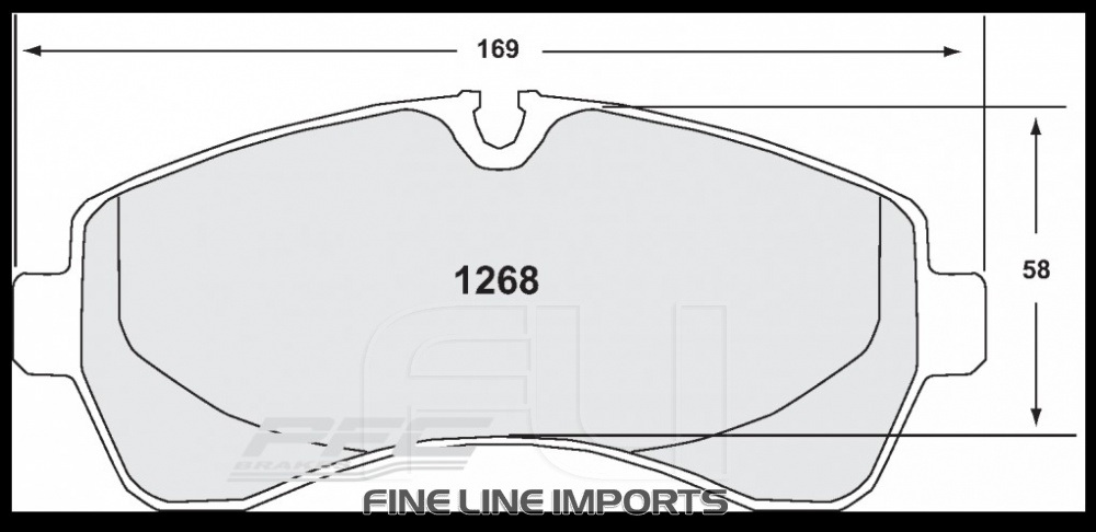 1268 Z-RATED BRAKE PAD SET (PFC-1268.10)