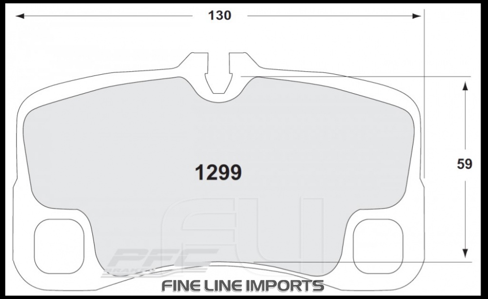1299 RACE PAD SET - 11 CMPD 18 MM (PFC-1299.11.18.44)