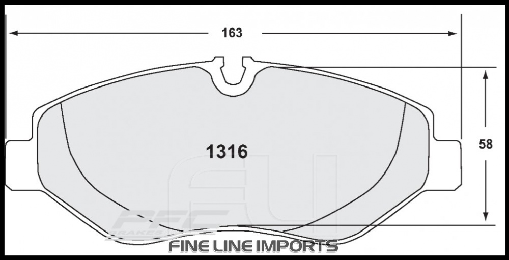 1316 Z-RATED BRAKE PAD SET (PFC-1316.10)