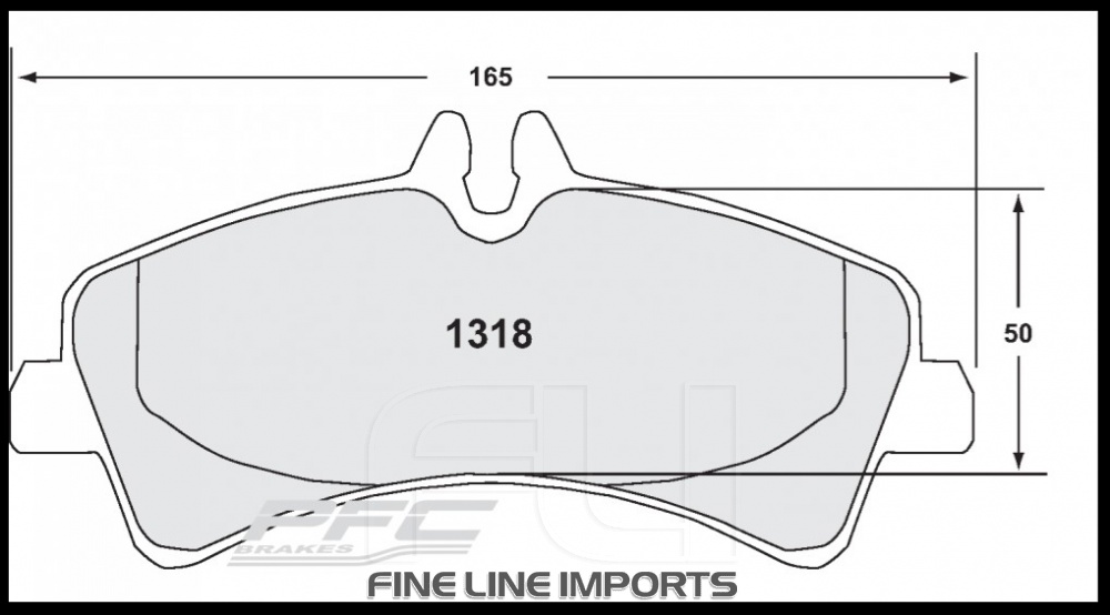 1318 Z-RATED BRAKE PAD SET (PFC-1318.10)