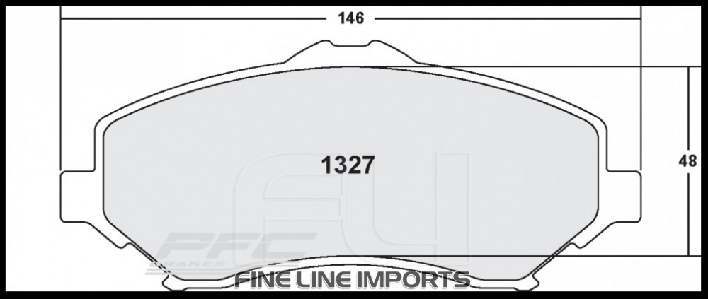 1327 Z-RATED BRAKE PAD SET (PFC-1327.22)
