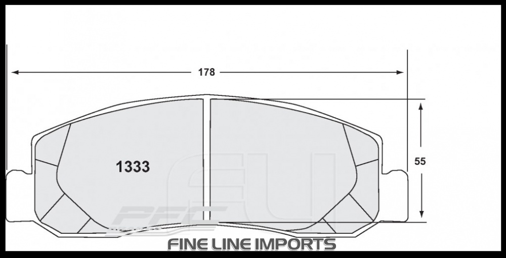 1333 Z-RATED BRAKE PAD SET (PFC-1333.10)