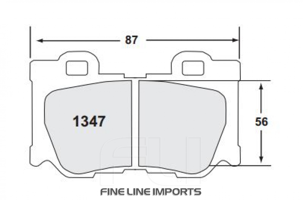 1347 Z-RATED BRAKE PAD SET (PFC-1347.10)