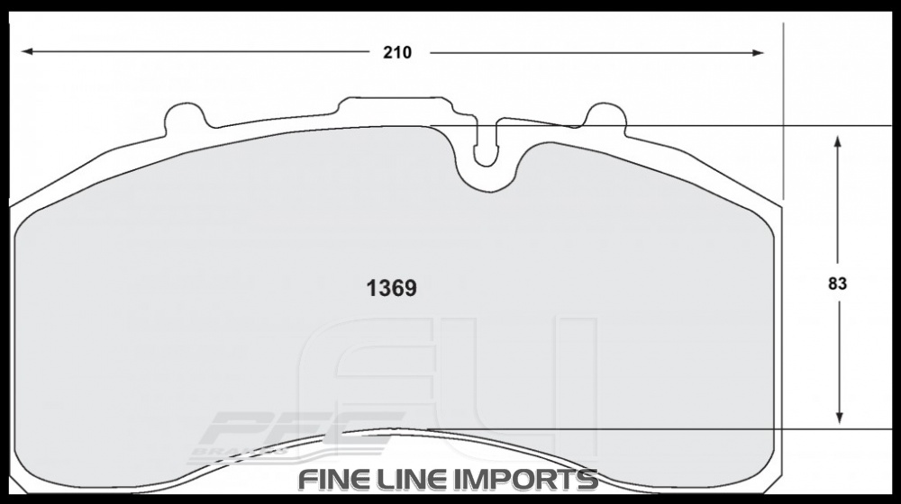 1369 Z-RATED BRAKE PAD SET (PFC-1369.10)