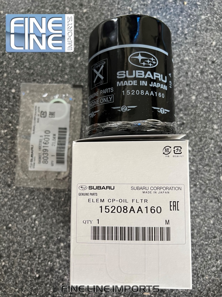 15208AA160 - Genuine Subaru Part - Subaru Oil Filter FA/FB Motoren