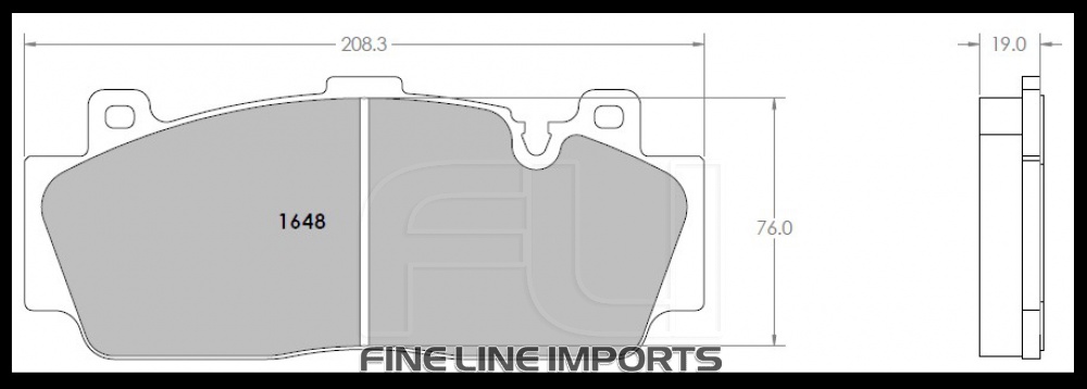 1648 RACE PAD SET - 331 CMPD 19 MM (PFC-1648.331.19.44)