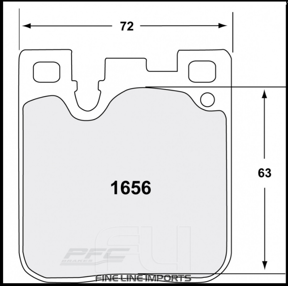 1656 RACE PAD SET (PFC-1656.66.00.04)