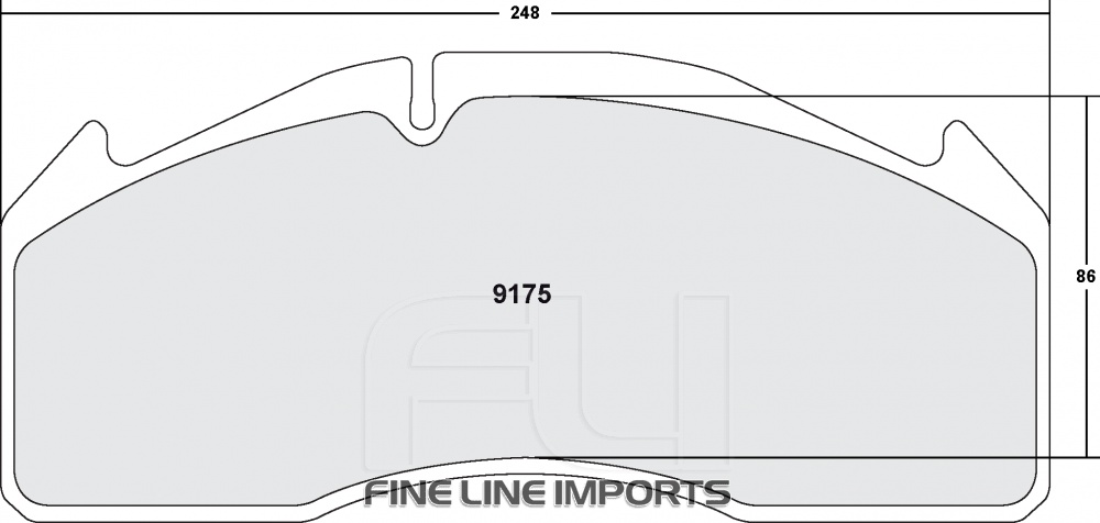 175 Z-RATED BRAKE PAD SET (PFC-9175.10)