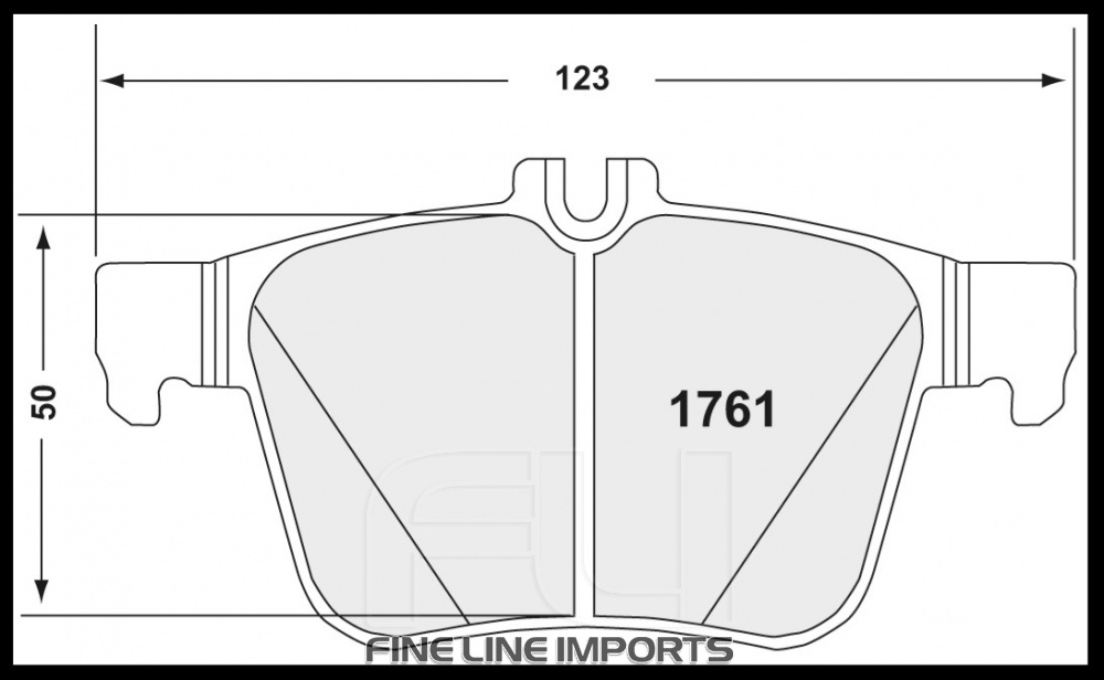 1761 RACE PAD SET - 332 CMPD XX MM (PFC-1761.332.00.44)