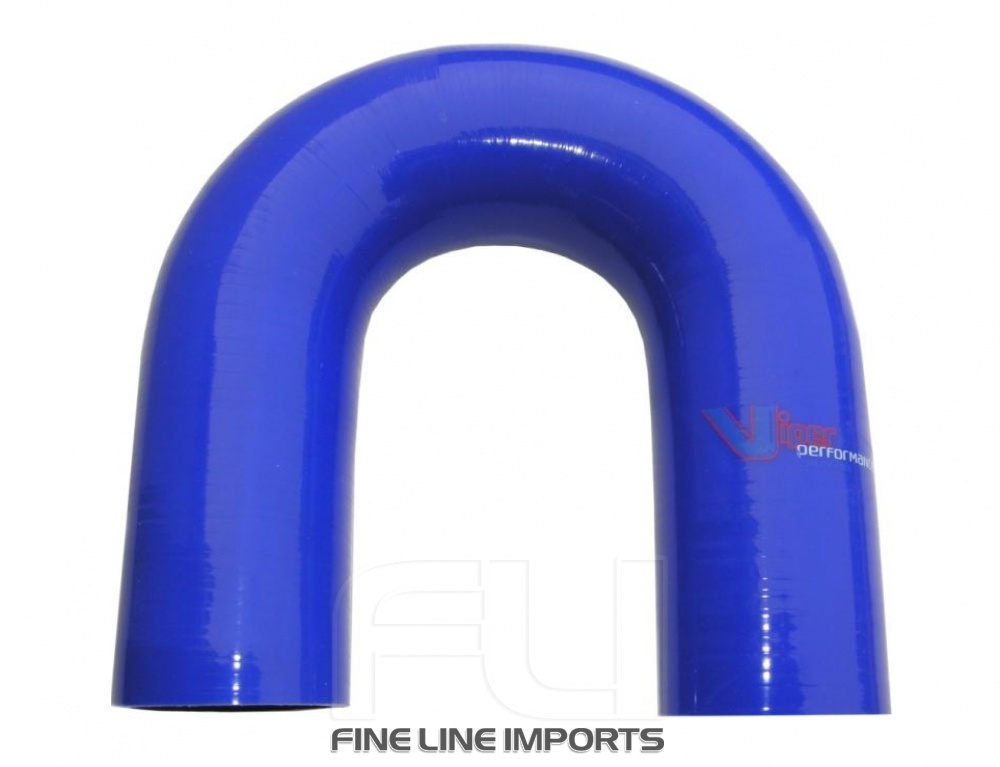 180 Graden Bocht Polyester 16mm Blauw