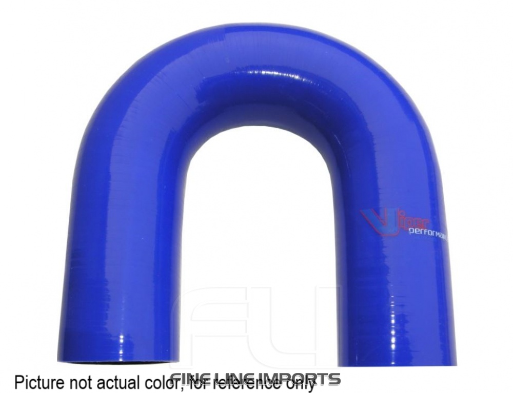 180 Graden Bocht Polyester 22mm Zwart