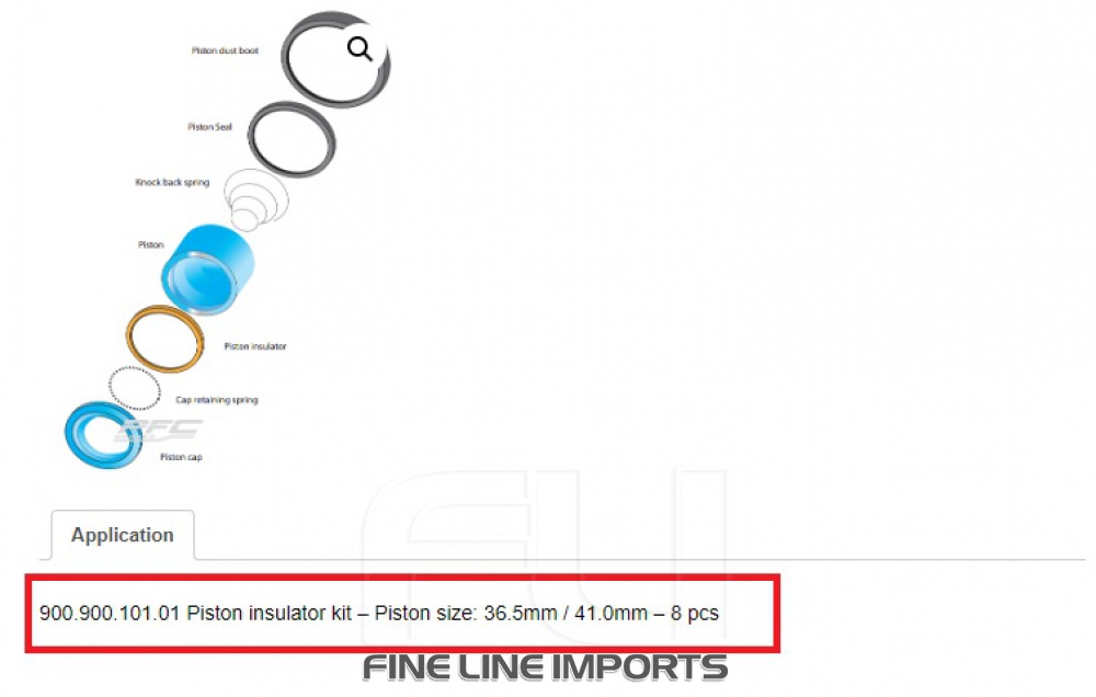 18/22 SERIES INSULATOR KIT (PFC-900.900.101.01)