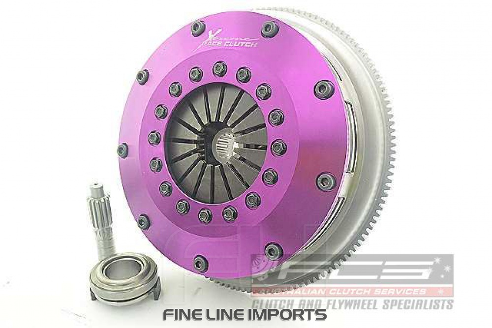 200mm Rigid Ceramic Twin Plate Clutch Kit Incl Flywheel