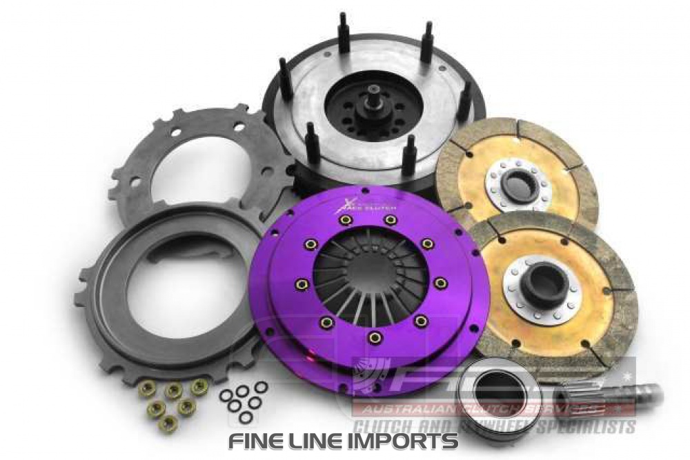 200mm Rigid Ceramic Twin Plate Clutch Kit Incl Flywheel