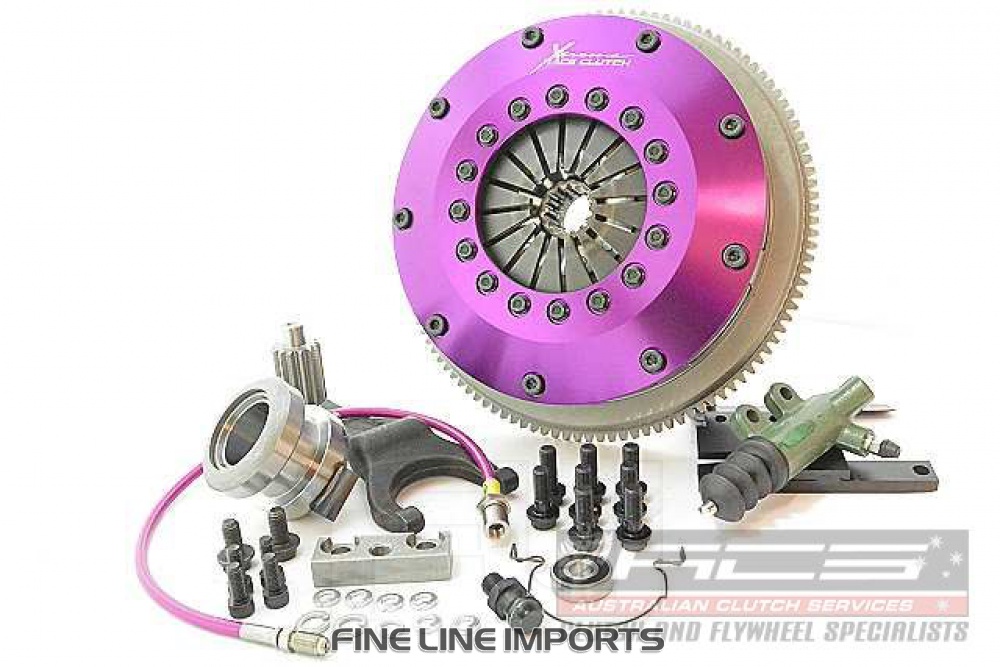 200mm Rigid Ceramic Twin Plate Clutch Kit Incl Flywheel