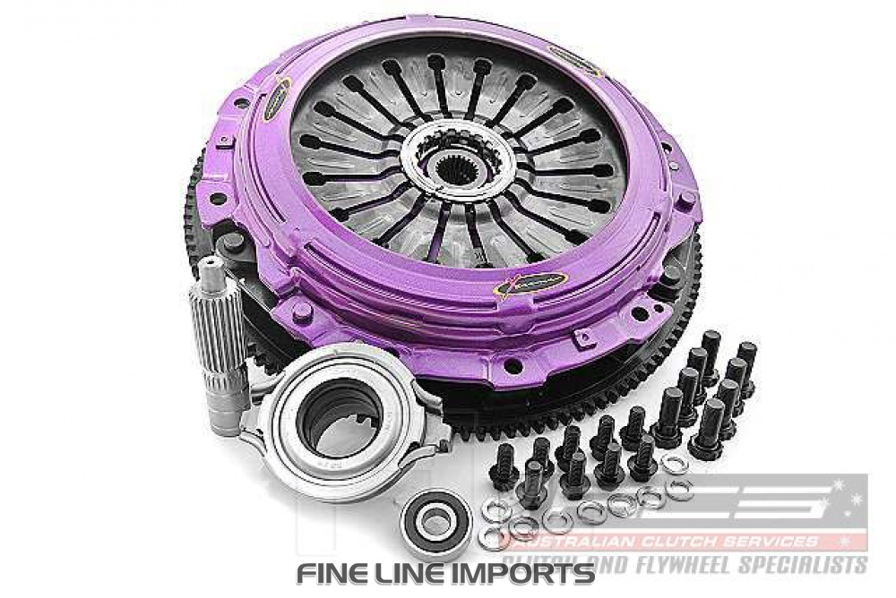 230mm Carbon Blade Twin Plate Clutch Kit Incl L/W Flywheel