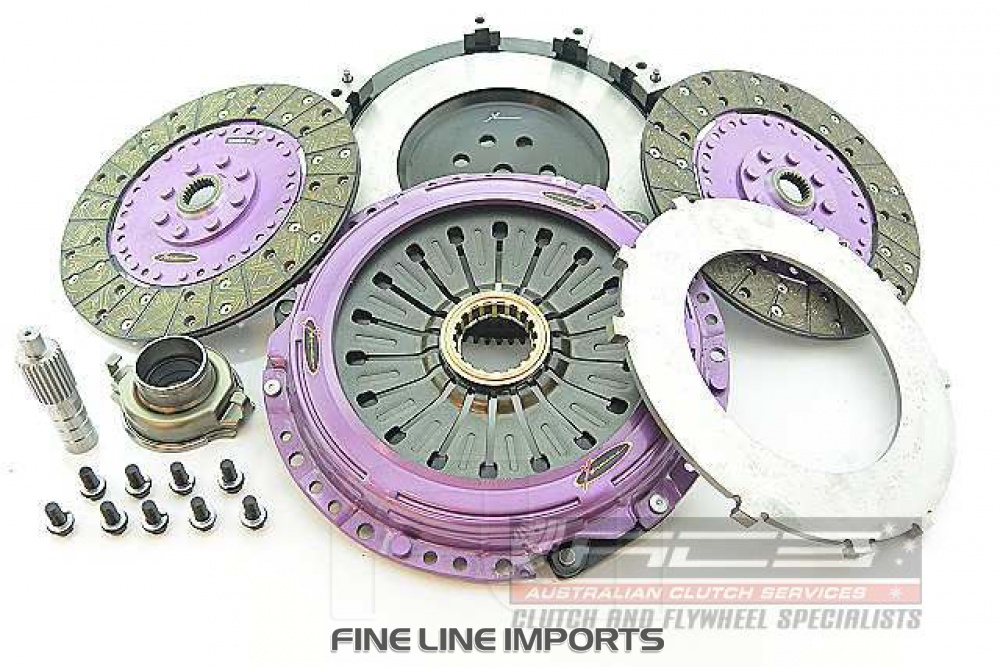 230mm Organic Twin Plate Clutch Kit Incl Flywheel