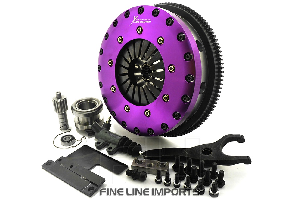 230mm Organic Twin Plate Clutch Kit Incl Flywheel