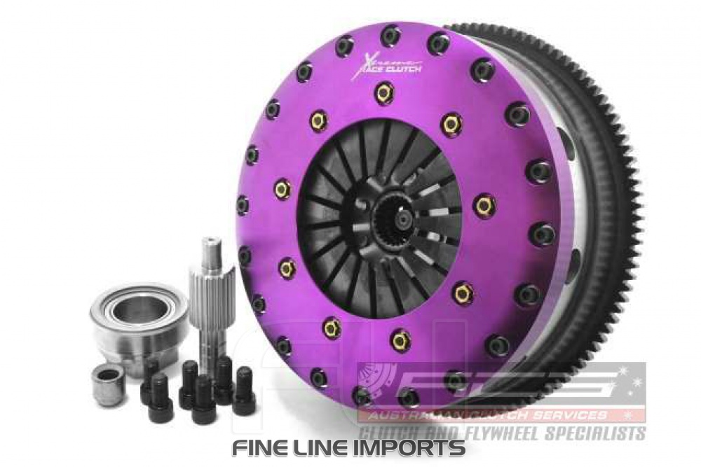 230mm Organic Twin Plate Clutch Kit Incl Flywheel