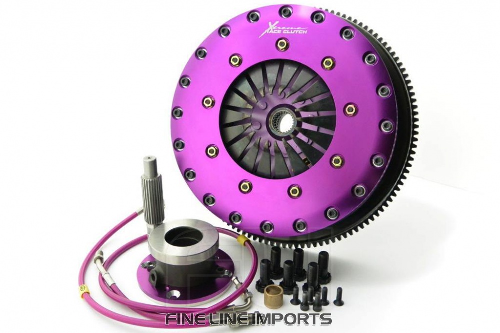 230mm Organic Twin Plate Clutch Kit Incl Flywheel & Concentric Slave Cilinder