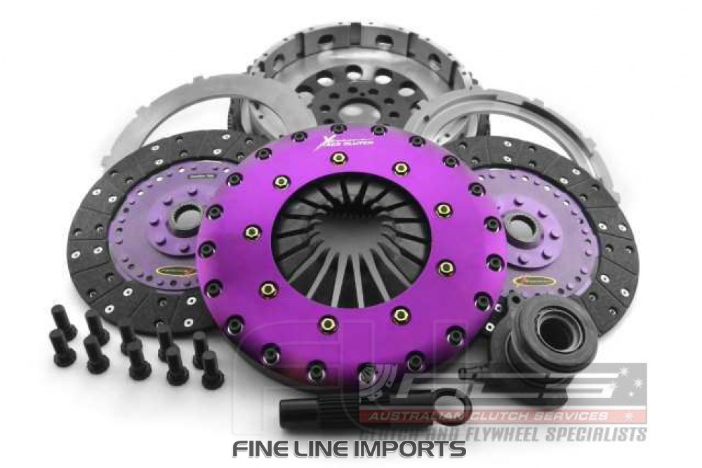 230mm Organic Twin Plate Clutch Kit Incl Flywheel & Concentric Slave Cilinder