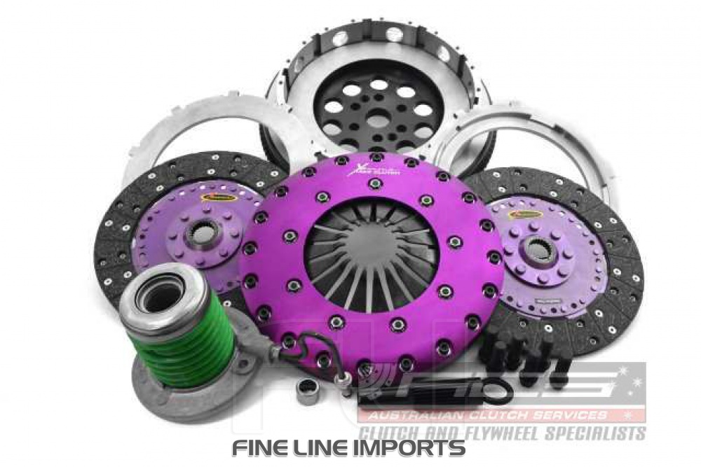 230mm Organic Twin Plate Clutch Kit Incl Flywheel & Concentric Slave Cilinder