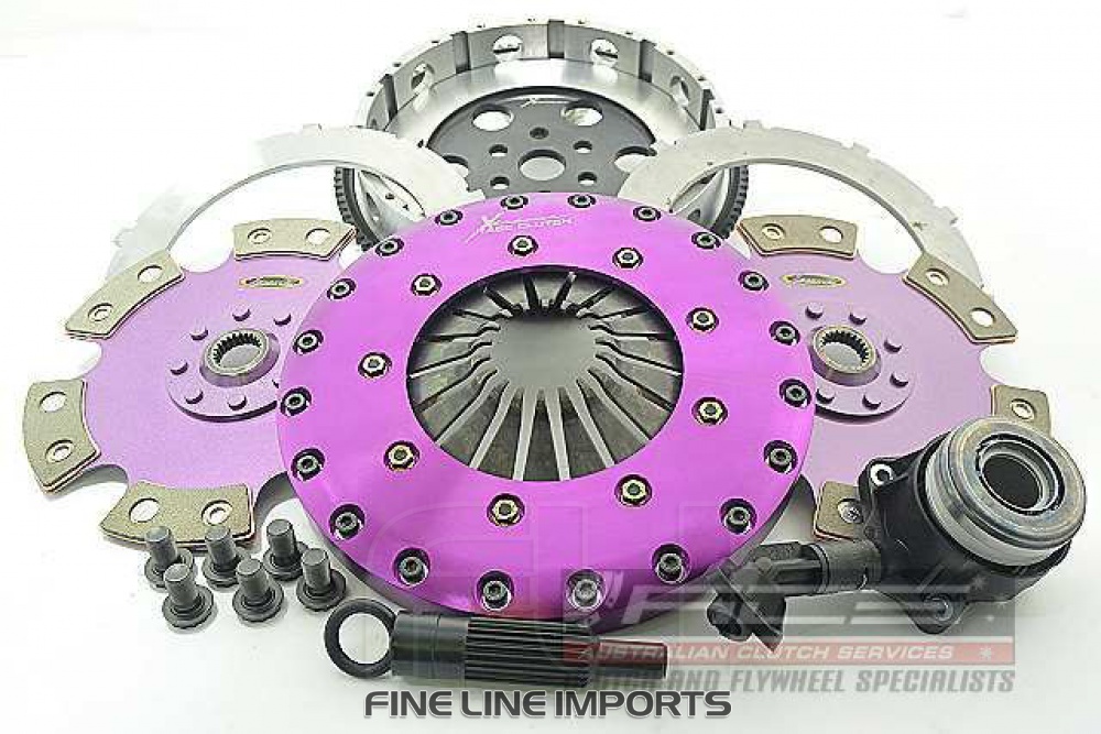 230mm Rigid Ceramic Twin Plate Clutch Kit Incl Flywheel & Concentric Slave Cilinder