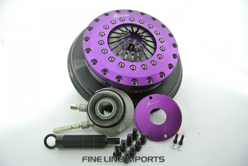 230mm Rigid Ceramic Twin Plate Clutch Kit Incl Flywheel & Concentric Slave Cilinder