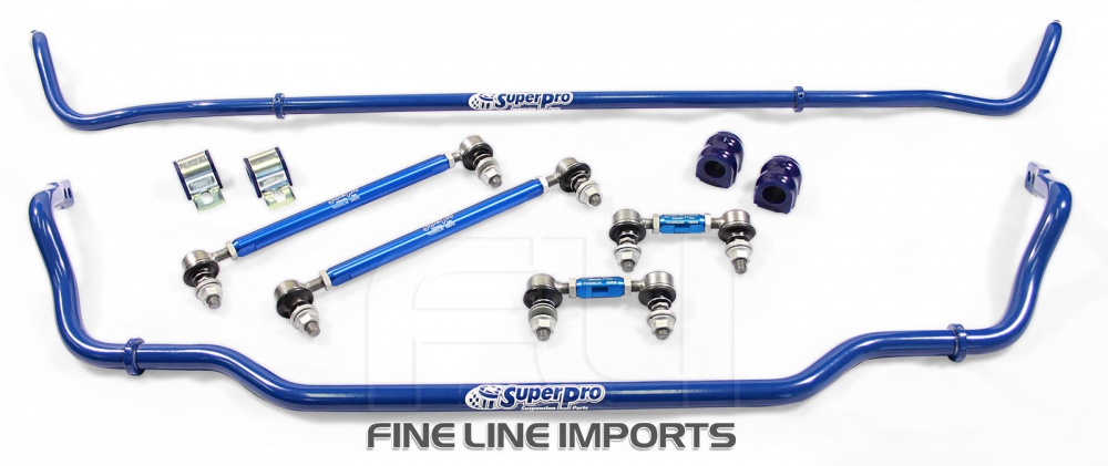 24mm and 20mm Front and Rear Adjustable Sway Bars
