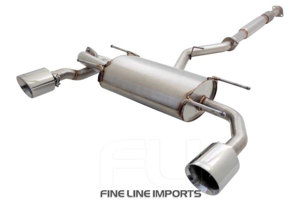 2.5 inch Cat-Back System, 304 Stainless Steel