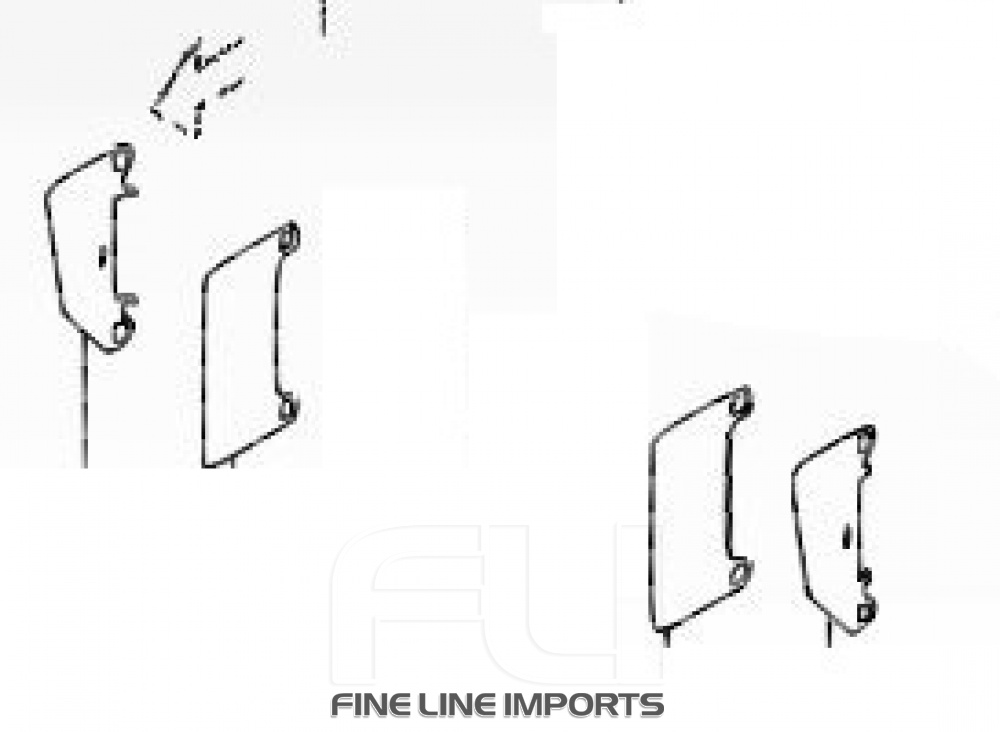 Image of 26298FE000 - Shim kit STI Front (Brembo remtangen)