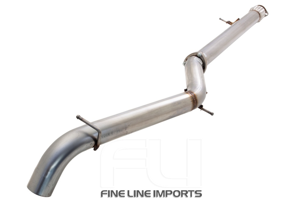 3.5 inch Particulate Filter Back System, 409 Raw Stainless Steel