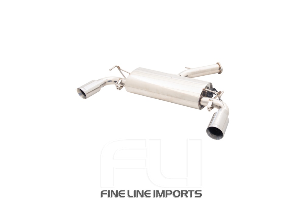3 inch Axle-Back System with Varex Muffler and Smartbox Controler (Fits OEM Middle Section), 304 Stainless Steel