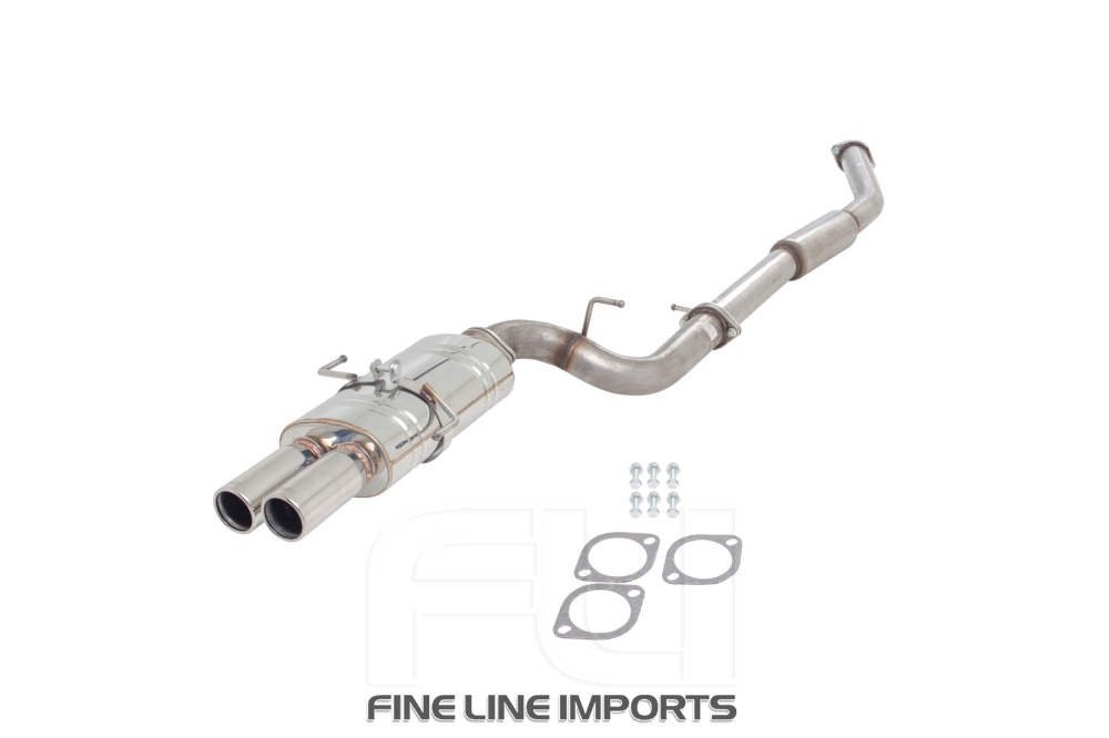 3 inch Cat-Back System, 409 Raw Stainless Steel