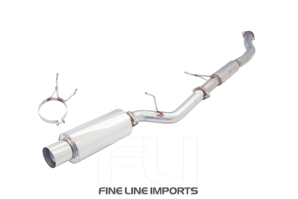 3 inch Cat-Back System, 409 Raw Stainless Steel