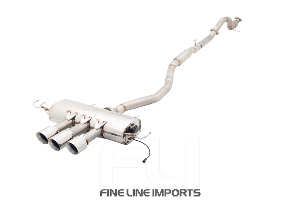 3 inch Cat-Back System with Varex Muffler, 304 Stainless Steel