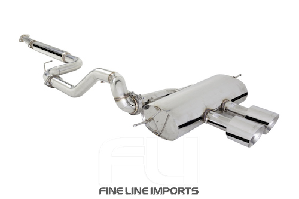 3 inch Cat-Back System with Varex Muffler, 304 Stainless Steel