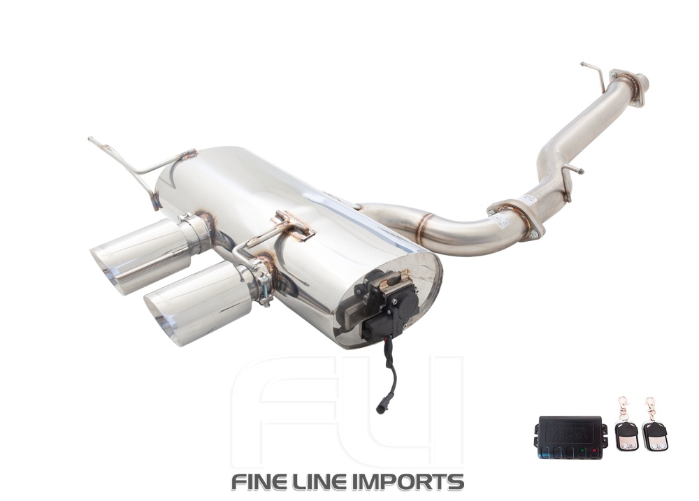 3 inch Cat-Back System with Varex Muffler, 304 Stainless Steel